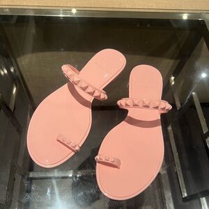 Pink Studded Women's Sandals